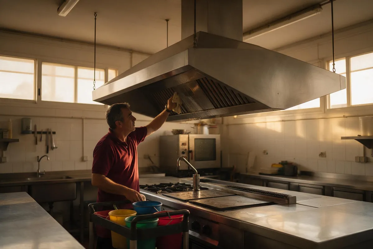 Limpieza de cocinas industriales en Xàtiva