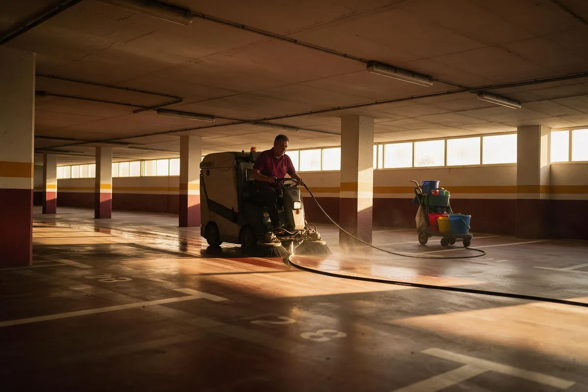 Limpieza de garajes y parkings en Xàtiva